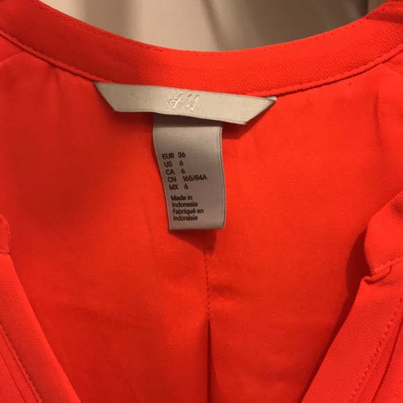 Great condition H&M orange dress - Picture 3 of 4